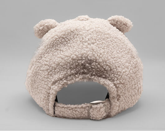 Dětská Kšiltovka New Era - Winter Borg Teddy Fleece Ears 9FORTY - Stone