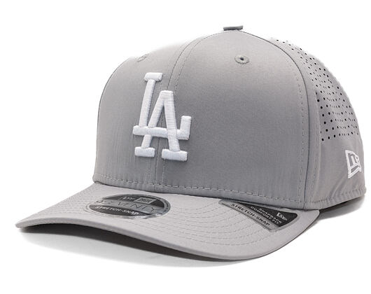 Kšiltovka New Era - MLB Perforated 9SEVENTY Stretch-Snap - LA Dodgers - Grey