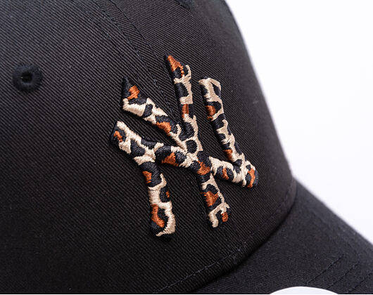 Dámská Kšiltovka New Era - MLB Leopard Infill 9FORTY - NY Yankees - Black
