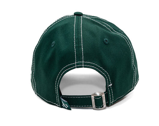 Kšiltovka New Era - MLB Contrast Stitch 9TWENTY - Oakland Athletics - Dark Green / White