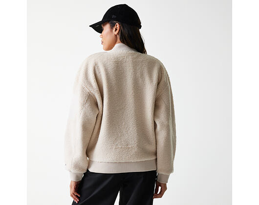 Dámská Bunda New Era - MLB Sherpa Bomber - NY Yankees - Cream