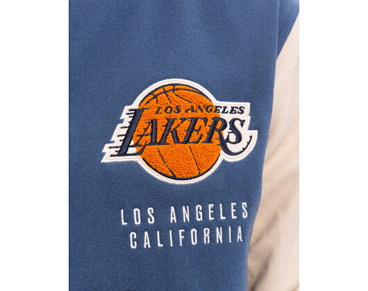 Bunda New Era - NBA Patch Varsity Jacket - LA Lakers - Muted Indigo