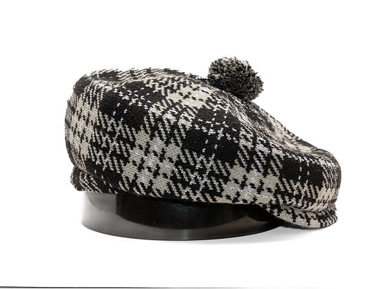 Baret Kangol - New Heritage Flat Cap - Black Check