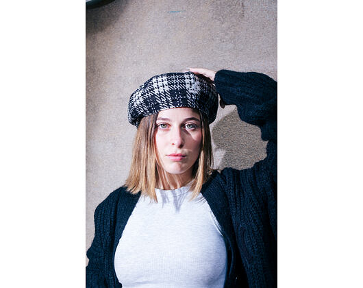Baret Kangol - New Heritage Flat Cap - Black Check
