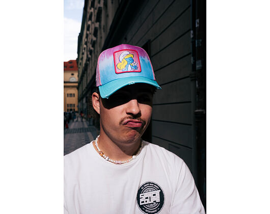 Kšiltovka Capslab - Smurfs trucker