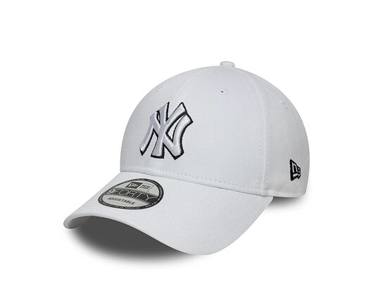 Kšiltovka New Era - MLB Outline 9FORTY - NY Yankees - White