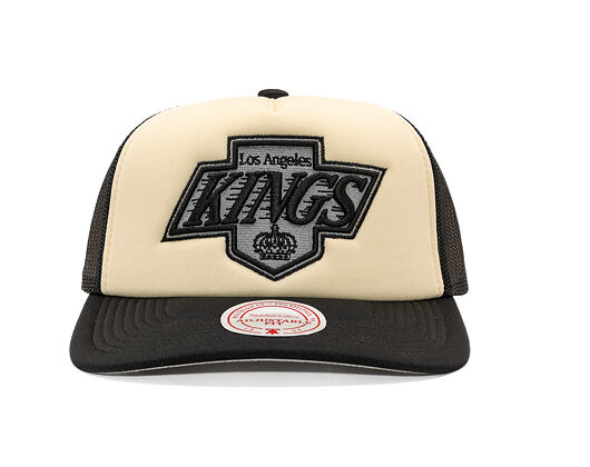 Kšiltovka Mitchell & Ness - NHL Vintage Block Trucker - Los Angeles Kings - Cream