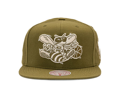 Kšiltovka Mitchell & Ness - NBA Fashion Basic Snapback Hwc - Charlotte Hornets - Olive