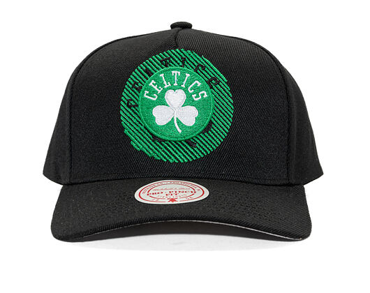 Kšiltovka Mitchell & Ness - NBA Tilted Pro Snapback - Boston Celtics - Black