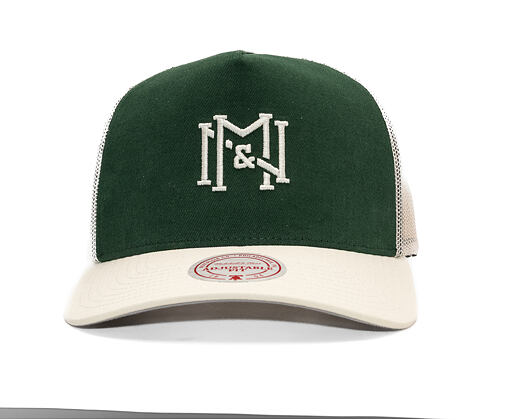 Kšiltovka Mitchell & Ness - Branded Icon Trucker - Dark Green
