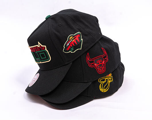 Kšiltovka Mitchell & Ness - NBA Class Act Pro - Miami Heat - Black