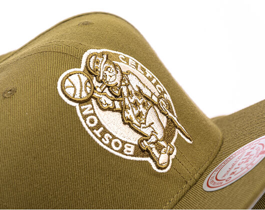 Kšiltovka Mitchell & Ness - NBA Fashion Basic Snapback - Boston Celtics - Olive