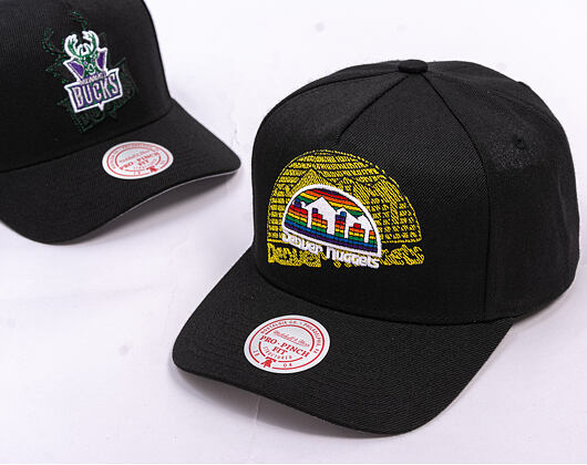Kšiltovka Mitchell & Ness - NBA Tilted Pro Snapback Hwc - Denver Nuggets - Black