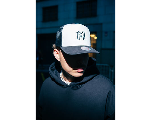 Kšiltovka Mitchell & Ness - Branded Icon Trucker - Off White-Black