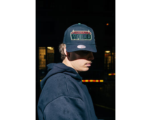 Kšiltovka Mitchell & Ness - NHL Class Act Pro - Minnesota Wild - Black