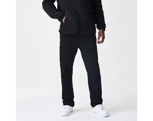 Kalhoty New Era - Branded Cord Chino Pants - Black