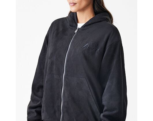 Bunda New Era - NBA Suede Hooded Jacket - LA LAkers - Black