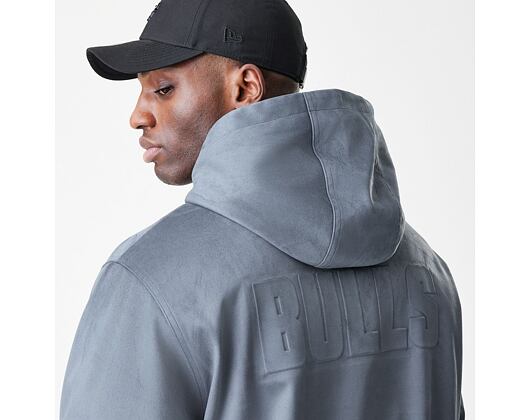 Bunda New Era - NBA Suede Hooded Jacket - Chicago Bulls - Grape