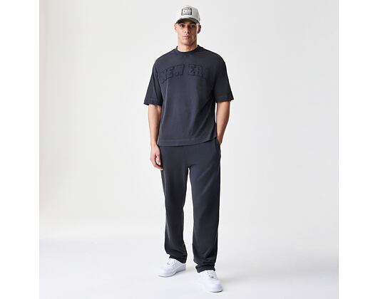 Kalhoty New Era - Branded Washed Straight Sweatpants - Black