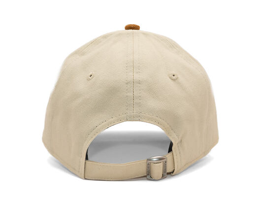 Dámská Kšiltovka New Era - MLB Faux Suede 9FORTY - NY Yankees - Cream / Camel