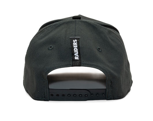 Kšiltovka New Era - NFL Charcoal Drop 9FORTY A-Frame - LAs Vegas Raiders - Steel Clouds / Black