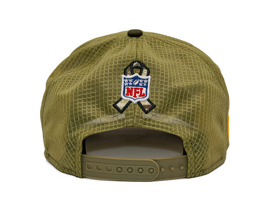 Kšiltovka New Era - NFL25 "Salute to Service" - 9SEVENTY Stretch-Snap - New Orleans Saints