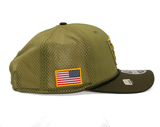 Kšiltovka New Era - NFL25 "Salute to Service" - 9SEVENTY Stretch-Snap - Las Vegas Raiders