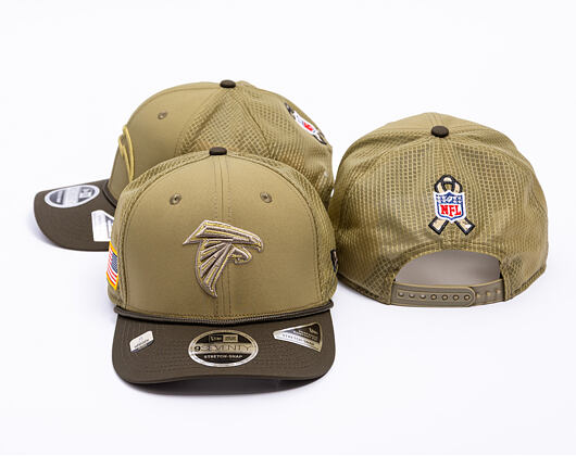 Kšiltovka New Era - NFL25 "Salute to Service" - 9SEVENTY Stretch-Snap - Atlanta Falcons