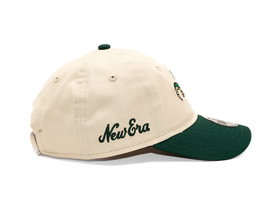 Dětská Kšiltovka New Era - Branded Kids Mascot 9TWENTY - Cream / Dark Green