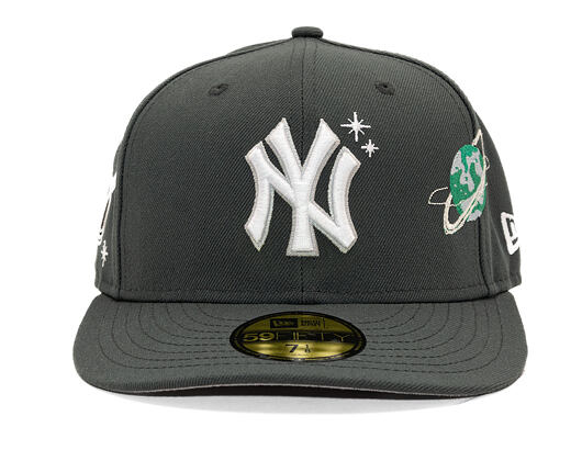 Kšiltovka New Era - MLB Planet Icon 59FIFTY - NY Yankees - Steel Clouds