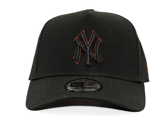 Kšiltovka New Era - MLB Team Outline 9FORTY A-Frame - NY Yankees - Black / Burgundy