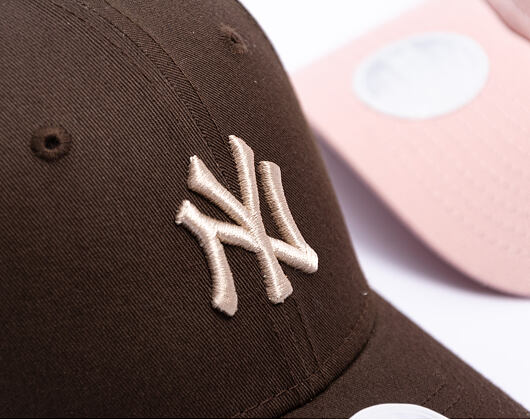 Dámská Kšiltovka New Era - MLB Womens Essential Midi Logo 9FORTY - NY Yankees - Brown