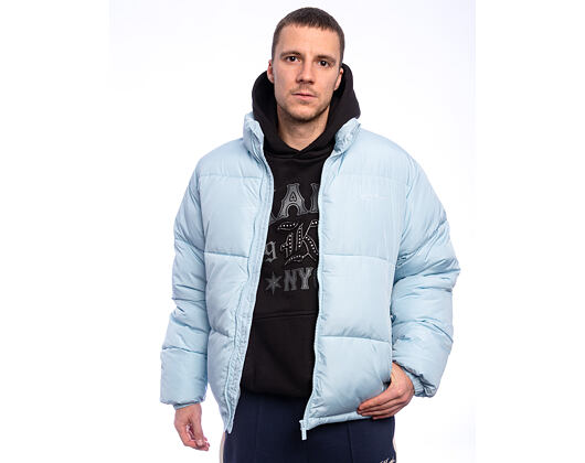 Péřová bunda Karl Kani - Small Signature Embossed Logo Puffer Jacket - Blue