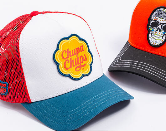 Kšiltovka Capslab Chupa Chups Blue/White/Red