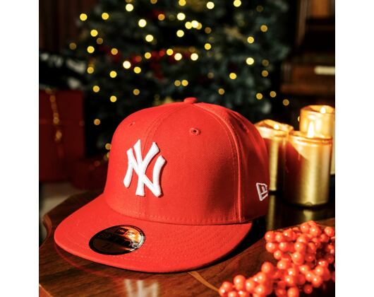 Kšiltovka New Era - MLB Basic 59FIFTY - NY Yankees - Scarlet / White