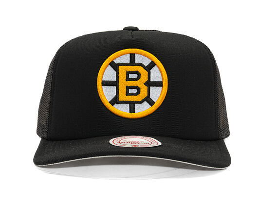 Kšiltovka Mitchell & Ness - Evergreen Trucker - NHL - Boston Bruins - Black