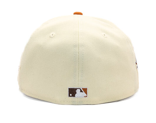Kšiltovka New Era - MLB 1984 ASG Pin Pre-Curved 59FIFTY - SF Giants - Cream / Brown