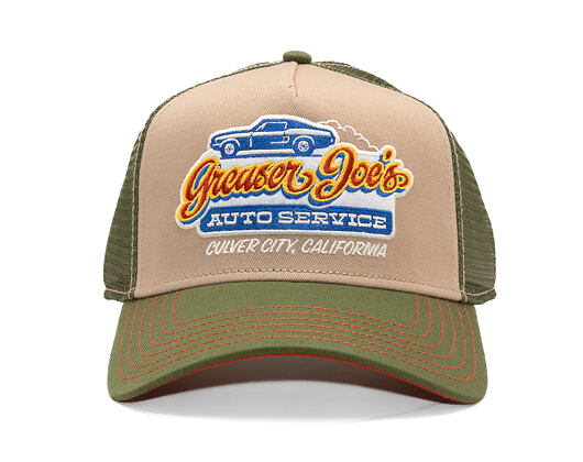 Kšiltovka Stetson - Trucker Cap Greaser Joe's - Green / Beige