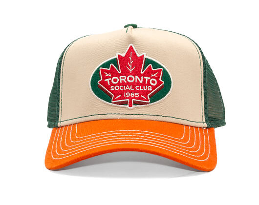Kišltovka Stetson - Trucker Cap Toronto Social Club - Orange / Beige