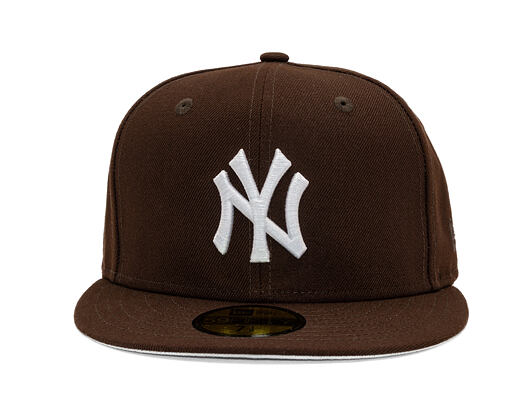 Kšiltovka New Era - MLB Seasonal 59FIFTY - NY Yankees - Burnt Wood - Brown