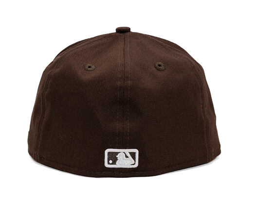 Kšiltovka New Era - MLB Seasonal 59FIFTY - Atlanta Braves - Burnt Wood - Brown