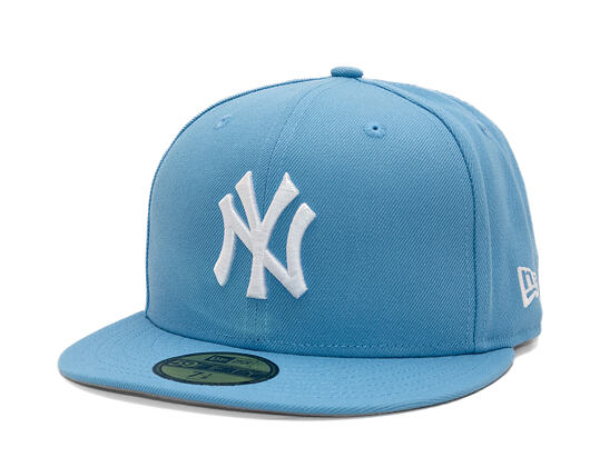 Kšiltovka New Era - MLB Seasonal 59FIFTY - NY Yankees - Sky Blue / Pink UV