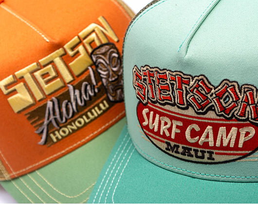 Kšiltovka Stetson - Trucker Cap - - Surf Camp - 44