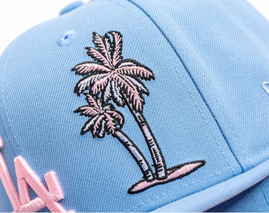 Kšiltovka New Era - MLB Palm & Taco 59FIFTY - LA Dodgers - Sky Blue / Pink UV