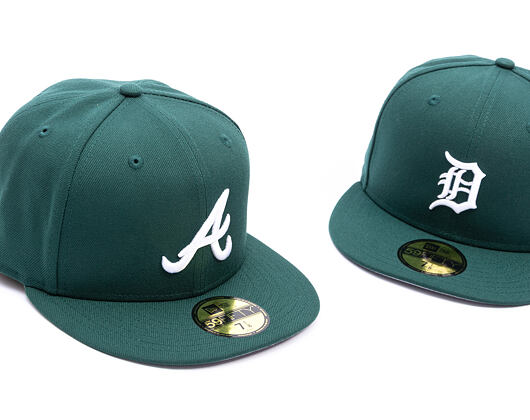 Kšiltovka New Era - MLB Seasonal 59FIFTY - Atlanta Braves - Dark Green