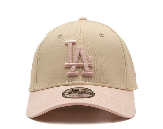 Dětská Kšiltovka New Era - MLB Essential 9FORTY - LA Dodgers - Cream