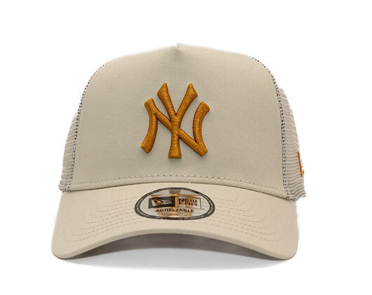 Kšiltovka New Era - MLB Essential 9FORTY Trucker - NY Yankees - Stone