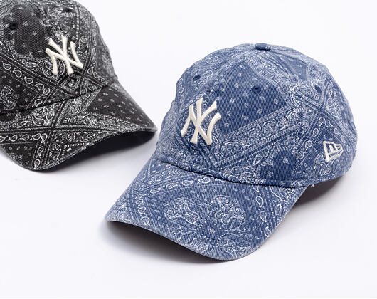 Kšiltovka New Era - MLB Washed Paisley 9TWENTY - NY Yankees - Navy