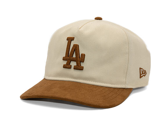 Kšiltovka New Era - MLB Suede Visor 9FIFTY A-Frame - LA Dodgers - Cream