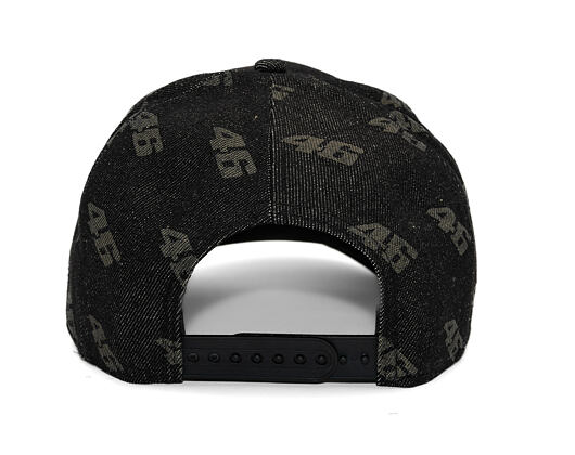 Kšiltovka New Era - Valentino Rossi VR46 Denim 9FORTY Trucker - VR46 - Black